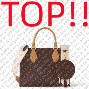 قمة. M46373 Onthego PM حقيب التسوق حقيبة الجملة مصمم حقائب اليد حقيبة Hobo Wallet Propack