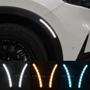 ホンダCRV CR-V 2023 2024 DRLホイールアーチターンシグナルランプランニングライトカーアクセサリーのLEDサイドメーカーライト