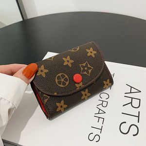 80% 2023 High quality luxury Women's foldable hand multi function card zero wallet leisure simple WalletHigh quality