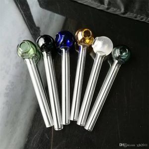 Direct Burner Glass Bongs Akcesoria długie 10 cm szklane rurki palenia kolorowe mini multimolorowe rury ręczne najlepsze łyżki szklane rury