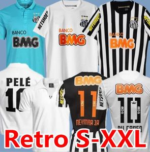 2011 2012 2013 Santos retro soccer jerseys 11 12 13 NEYMAR JR Ganso Elano Borges Felipe Anderson vintage classic1970 PELE football shirts jersey