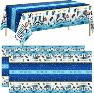 Bordduk Happy Hanukkah Tdukeldduk Judisk tematekoration Hebrew Festival of Lights Party Kitchen Accessories