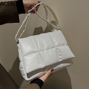 ショッピングバッグAceBlue Luxury Brand大容量トートバッグPUレザーキルティング女性デザイナーハンドバッグレディーストラベルショルダークロスボディバッグ230225