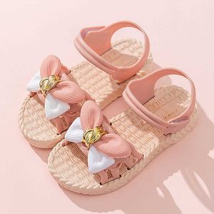 Sandali scarpe per bambini sandali di moda per ragazze bowtie estate kids sandals adolescente grande ragazza principessa zapatos chaussure enfant fille z0225