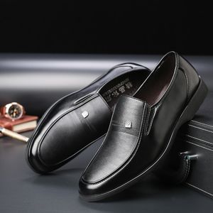 Dress Shoes High Quality Mens Leather Autumn Formal Big Size Black Oxford for Zapatos De Hombre 230224