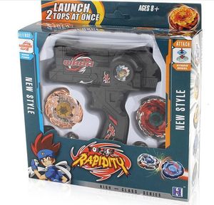 Spinning Top B-X Toupie Burst Beyblade Spinning Top Classic Toys Double Launcher Arena Metal Battle Fusion med Original Box Kid Gift 230225