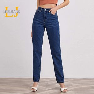 Jeans femininos Plus Size Size jeans femininos Tamanho da curva Branqueada vintage Mid Caist Long Longe Liew Jeans Stretch Jeans para Mulher 230225