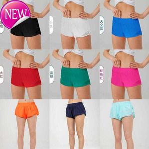 Mulheres Summer Yoga Hotty Hot Shorts Respirável Esportes de secagem rápida