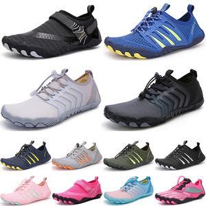 Homens mulheres esportes aqu￡ticos Sapatos de ￡gua de ￡gua branca cinza azul de praia ao ar livre rosa 031