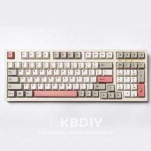 Tastaturen KBDiy GMK 9009 Retro Cherry Profile Keycap 134 KeysSet für mechanische Tastatur DIY Custom PBT DYESUB 61 60 Bakclit ISO Keycaps 230225