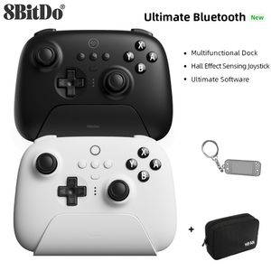 Kontrolery gier Joysticks 8bitdo Ultimate Wireless Bluetooth Gaming Controller z dokiem do ładowania dla Nintendo Switch i PC Windows 10 11 Steam 230225