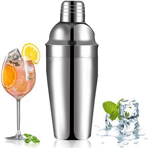 Strumenti da bar Shaker per cocktail in acciaio inossidabile senza perdite, durevole, grande bottiglia per miscelatore per bevande, festa 230225