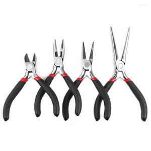 Jewelry Pouches YHBZRET Pliers Tools 4.5'' Equipment Long Needle Round Nose Cutting Wire For Making Handmade Accessories