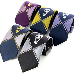 Neck Ties 5 colors JoJo silk tie wonderful adventure KILLER Queen Heaven Gate Kira Yoshikage tie role playing tie costume cool gift J230225