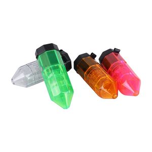 Handpipes Smoking Colorful Pens Style Portable Mini Dry Herb Tobacco Stash Case Grind Spice Miller Grinder Crusher Grinding Chopped Hand Muller Cigarette Holder