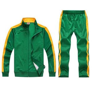 Erkek Trailsits 2019 Futbol Eğitim Trailsuit Erkekler Takım Takım Kıyafet Zip Track Jacket Sweetpants Joggers Man Sportswear Sport Suits Jogging Seti Z0224