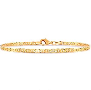 Cavigliere 4Mm Catena a maglie Mariner Cavigliera color oro 9 10 11 pollici Bracciale alla caviglia cubano per donna Uomo Impermeabile Kirk22 Drop Delivery Je Dh9D2