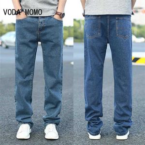 Men's Jeans 2022 Spring Summer Men's Thin Straightleg Loose Jeans Classic Style Advanced Stretch Baggy Pants Male Wide leg jeans pants Z0225