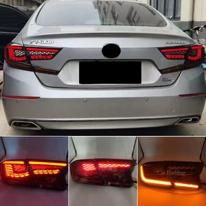 LED-Rücklichter-Assemblierung für Honda Accord Gen Gen 2018-2022 Dynamische Animation Atembremsen Leuchten Sequentielle Blinker Signal