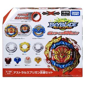 Спиннинг топ B188 Предварительный заказ Оригинальный Tomy Beyblade Burst B-188 Astral Spriggan Remodeling Set для мальчиков 6 лет детей 230225