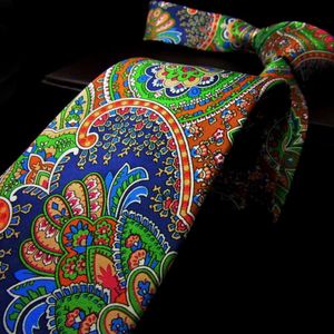 Ties cravatte U31 U31 Multicolore geometrico Mens Neckie Silk Stampato Designer fatto a mano per Ties Regalo per matrimoni Festa