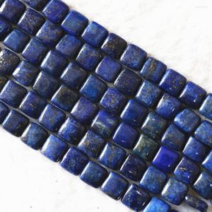 Beads Natural Lapis Lazuli Stone 12mm 14mm Lovely Square Shape Loose Diy Jewelry Making Wholesale Price 15 Inches B596