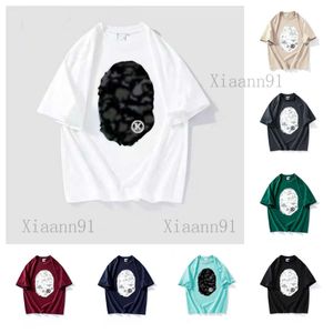 Designer fashion Luxurys Apes Classic Mens And Womens T Shirt Summer Monkey Pattern High Street Trend Tees Harajuku Streetwear Hip Hop tshirt