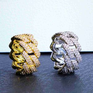 Hotsale Jewelry Custom Hip Hop Classic Fancy Cut Moissanite Diamond Gold Plated Engagement Rings