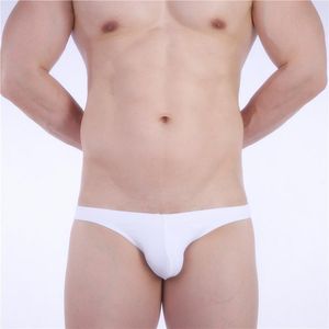 Mäns shorts 2023 Vit tätt lågt midja sexiga män badkläder badstam