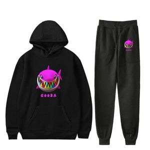 Herren Trainingsanzüge Sets Trainingsanzug Kpop Männer/Frauen Kapuzenpullover Hosen Sportbekleidung Anzug Kleidung Freizeitkleidung 6ix9ine Gooba 2 Stück