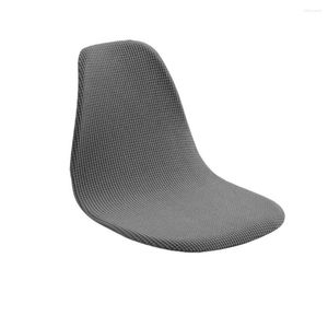 Tampas de cadeira 1/2/3 Tampa elástica Cobertura de assento bonito Protetor de estiramento de capa de capa de capa de capa de cozinha Banquet de banquetes usando cinza escuro