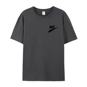 Decidação rápida do pescoço redondo esporte de camisetas masculinas Jerseys de camisa de ginástica Treinador de camisa de fitness Running Men Men Breathable Sportswear Service Logo Print