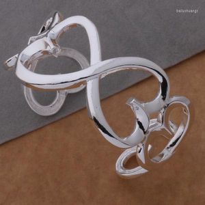 Bangle Wedding Party Gifts AB125 Lucky Silver Color Charm Bracelets For Women Fashion Jewelry 38 Bracelet - No Words