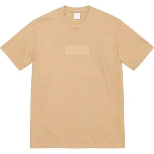 23SS WEEK1 Neue Stil Frau Männer T-shirts Klassische Box Brief T-stück Casual Lose Sommer Solide Kurzarm Mode Atmungsaktive High Street T-stück TJAMMTX106