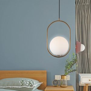 Pendant Lamps Modern Lights Deco Maison Iron LED Bedroom Restaurant Luminaire Hanging Ceiling
