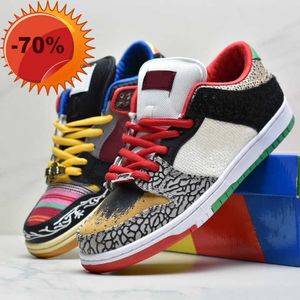Stövlar 2022 Vad P -ROD LÅGA CASIAL -skor Multicolor Patchwork Lace -up Sports Sneakers US5 .5 -11 Paul Rodriguez Skate Shoe