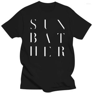 Camisetas masculinas masculinas pretas t-shirt fashion deafheaven sunbather t-shirt unissex camiseta tamanho europeu camisetas masculinas de algodão