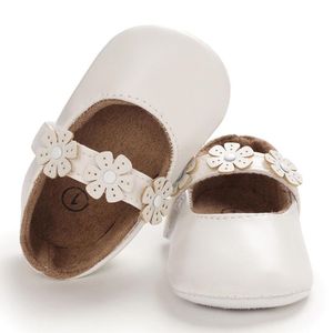 Erste Wanderer Mode Baby Mädchen Schuhe Born Walker Infant Brief Prinzessin Weiche Sohle Boden Anti-rutsch Kleine Blumen