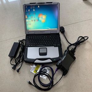 Diagnostic Tool for Mercedes DOIP MB Star C6 CAN BUS X VCI Scanner Diagnosis with Wifi SSD V2021 in CF30 Laptop 4G Used Toughbook2247