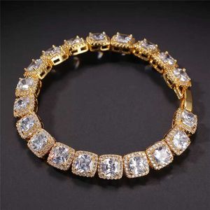 Gioielli firmati Hotsale Gemme Hip Hop Argento Oro Pavimenta Moissanite Diamante Ghiacciato Bracciale a maglie cubane