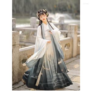 Stage Wear Ancient Chinese Traditional Folk Hanfu Par Carnival Cosplay Costume Fairy Dance Dress 2023