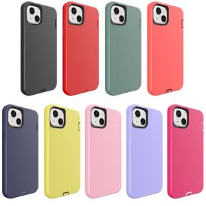 Robot Defender Liquid Soft Silicone Shockproof Cases For iPhone 14 13 11 Pro Max 12 mini 8 plus XR XS Heavy Duty Hybrid 3 In 1 Rugged Armor Phone Cover