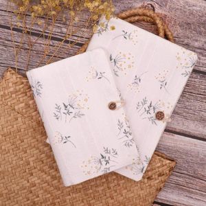 Flower Clothing Design Loose Leaf Notebook Washable Cover 6 Kind Inner Travel Journal Diary A5 A6 Notepad Fresh Stationery Gift