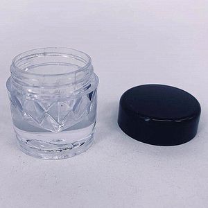 Storage Bottles 1g Diamond-shaped Bright Powder Trial Sample Box Empty Eye Shadow Concealer Loose Nail Art Sequins Clear Jar 3ML