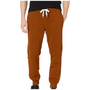 Calça masculina Men 2023 Moda de bolso sólido Bolso respirável Rápida seco de cordão de cordão trecho de lã de lã de lã da cintura da cintura