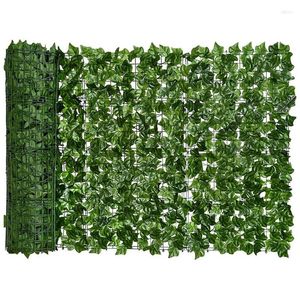 Decorative Flowers Artificial Sweet Potato Leaf Privacy Fence Hedge Decoration Suitable For Outdoor Garden