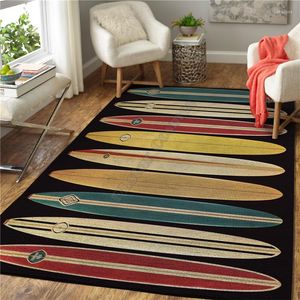 Carpets Skateboard Printed Carpet Square Anti-Skid Area Floor Mat 3D Rug Non-slip Dining Room Living Soft Bedroom