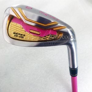 Kadın Golf Kulüpleri 4 Yıldızlı Honma S-06 Golf Irons 5-11AW SW Iron Club Seti L Flex Grafit Mil ve Baş Kapak 307K