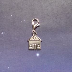 Charms 2pcs House Clip na urok na link bransoletka torebka