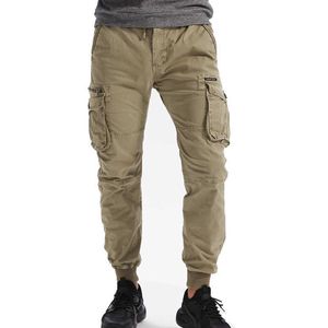 Pantaloni da uomo 2022 Mens Pantaloni cargo tattici Pantaloni da uomo Pantaloni militari in cotone casual Pantaloni maschili Hip Hop Ribbon Army 2940 Z0225